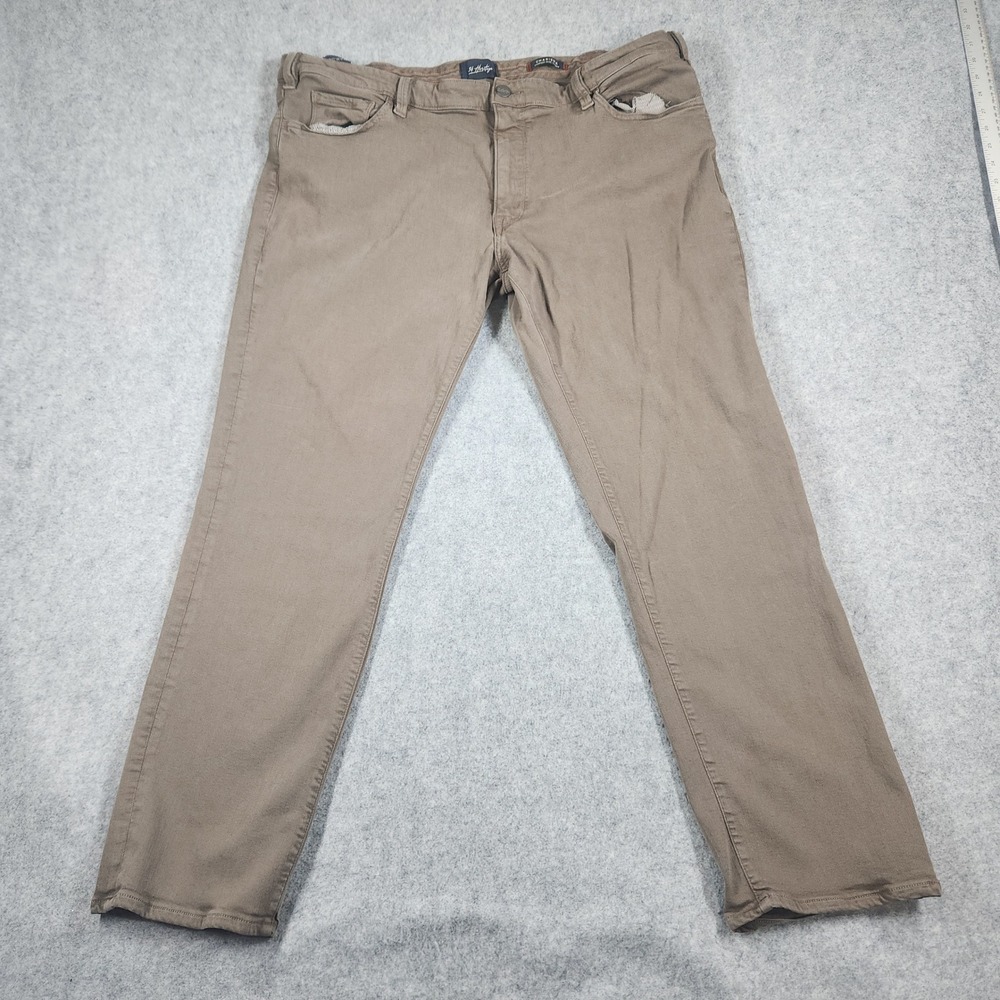 34 Heritage Charisma Pants Mens 44x32 Brown Comfort Rise Classic Fit